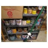 All paints, stains, caulking, steel...