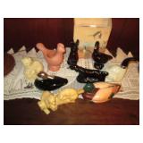 Collection of animal shaped glass A...