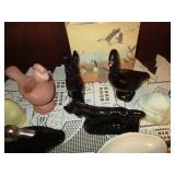 Collection of animal shaped glass A...