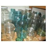 Large collection of clear and blue ...