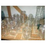 Large collection of clear and blue ...