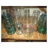 Large collection of clear and blue ...