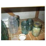 Large collection of clear and blue ...