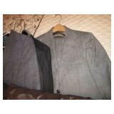 Lot of vintage suits in assorted st...