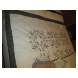 Hand crafted afghans, quilt and oth...