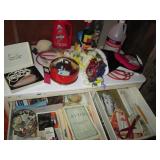 Sewing notions, craft supplies with...