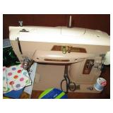 Antique Singer work station with se...