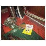 Vintage decorative metal serving tr...