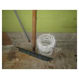 COSCO folding step ladder, broom, d...