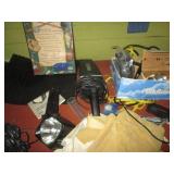 Content on garage table and wall in...