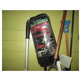 Content on garage table and wall in...