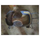 Antique metal walker style stroller...