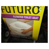 Futuro Elevated toilet seat and bed...