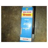 18in Nylon Bristle shop broom with ...