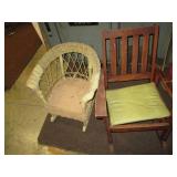 Vintage Child size outdoor rocking ...