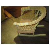 Vintage Child size outdoor rocking ...