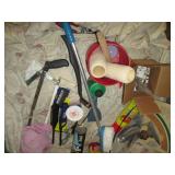 Vintage metal box fan in addition t...