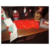 Lof of vintage Avon Christmas ornam...