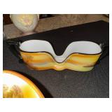 Vintage Noritake Hand-Painted Tea Set and Decorative Floral Pitcher