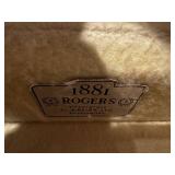 1881 Rogers Silverplate Flatware Set by Oneida LTD with Wooden Case