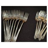 1881 Rogers Silverplate Flatware Set by Oneida LTD with Wooden Case