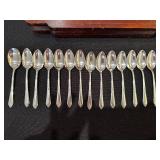 54-Piece Rogers Silverplate Flatware Set with Storage Chest