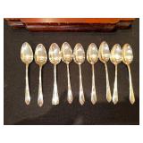 54-Piece Rogers Silverplate Flatware Set with Storage Chest