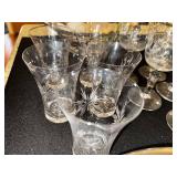 Collection of Vintage Glassware and Crystal Serving Pieces
