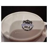 Collection of Vintage English Bone China Tea Set with Floral Designs