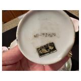 Collection of Vintage English Bone China Tea Set with Floral Designs