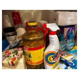 Assorted Household Cleaning Products and Supplies