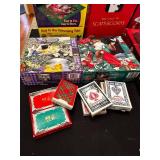 Board Games and Puzzle Collection with Playing Cards