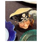 Collection of Vintage Porcelain Plates and Decorative Items