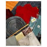 Assorted Household Textile and Linen Collection