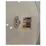 Collection of 4 Home Decor Plates and Bowls - Porcelain and Hammered Metal