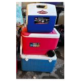 Set of 3 Cooler Boxes including Playmate and Igloo