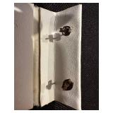 Pair of 925 Sterling Silver Blue Gemstone Earrings