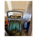 Heavy Duty Metal Garden Hose Reel with Hose