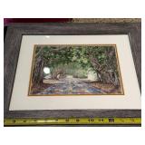 Set of 2 Barbara Lapham Signed and Framed Art Prints