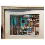 Set of 2 Barbara Lapham Signed and Framed Art Prints