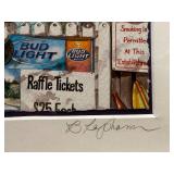 Set of 2 Barbara Lapham Signed and Framed Art Prints