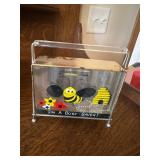 Galileo Thermometer and Vintage Napkin Holder