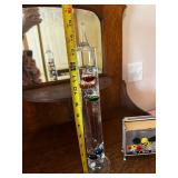 Galileo Thermometer and Vintage Napkin Holder