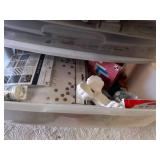 Comprehensive Crafting Supply Lot with Storage Drawers