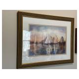 Set of 2 Framed Watercolor Paintings