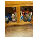 Collection of Household Cleaning Supplies