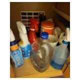 Collection of Household Cleaning Supplies