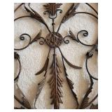 Decorative Metal Wall Art Panel with Intricate Design