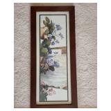 Pair of Framed Floral Watercolor Prints by Sabrina Cairo