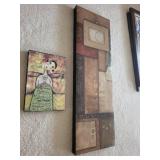 Set of 2 Abstract Canvas Paintings